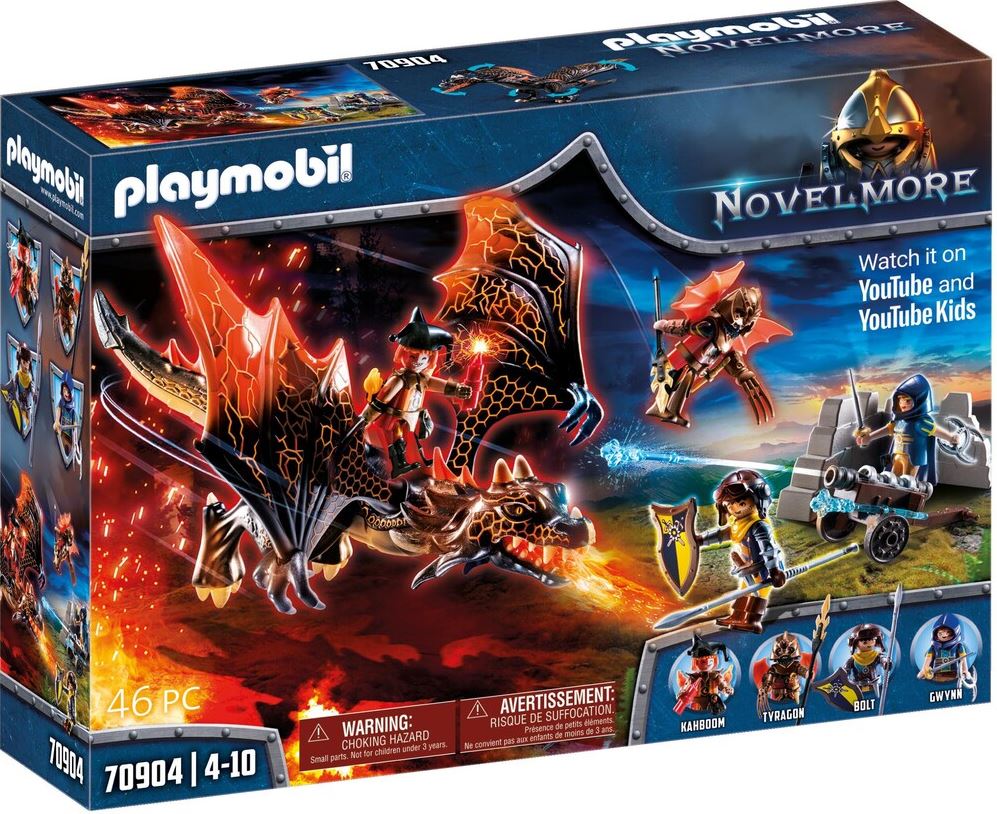 Coloriage Playmobil Chevalier Novelmore PLAYMOBIL NOVELMORE - CHEVALIERS NOVELMORE AVEC DRAGON DE BURNHAM RAIDERS  #70904 - PLAYMOBIL / Novelmore