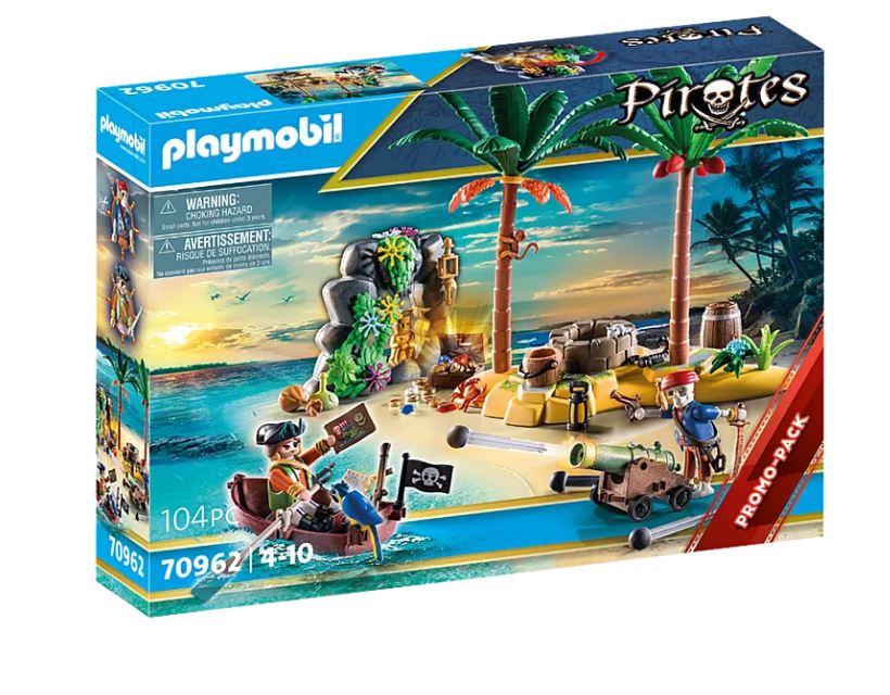 Playmobil PLAYMOBIL Pirates 71254 Starter Pack Pirate et barque