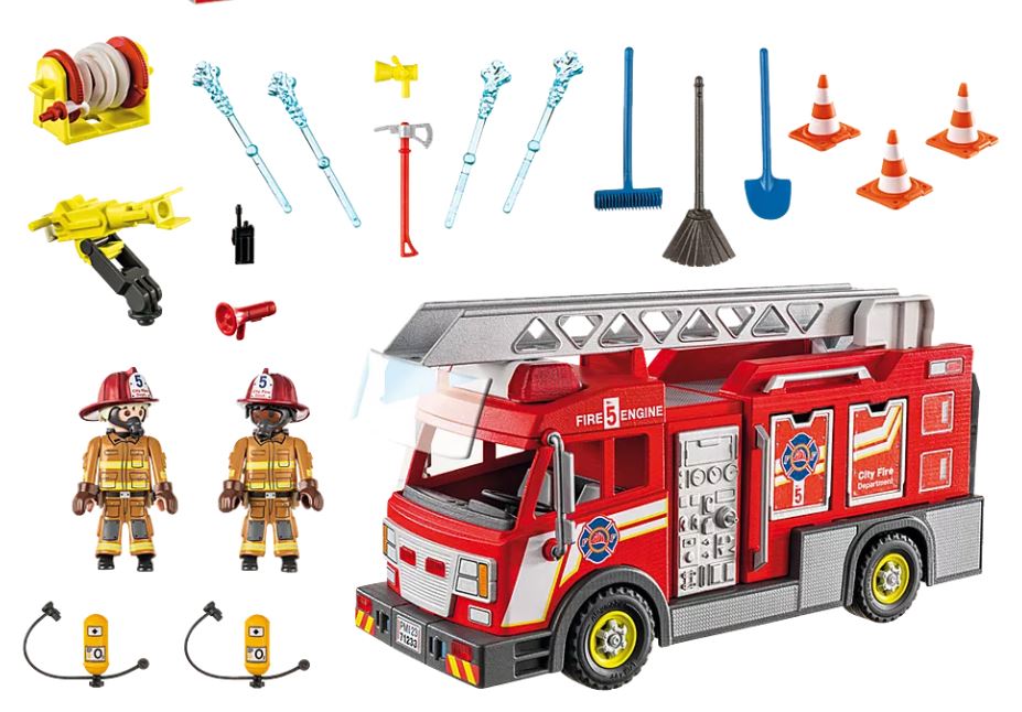 PLAYMOBIL City Action 9465, Veicolo Dei Vigili Del Fuoco Con Braccio - Foto 11