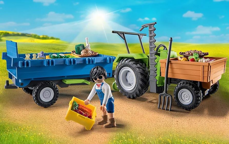 PLAYMOBIL 6928 - Country - Cavalier Avec Van Et Cheval Pas Cher