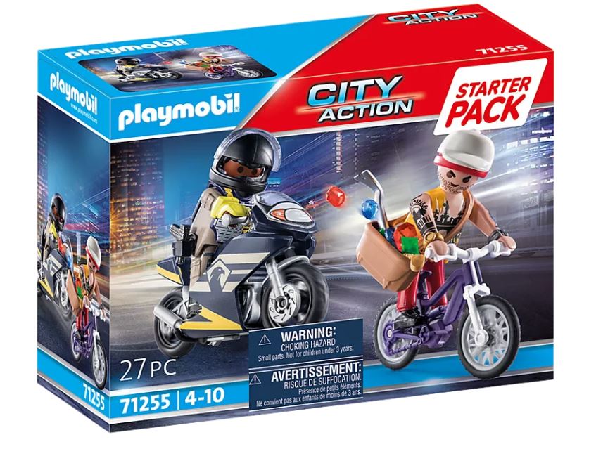 PLAYMOBIL CITY ACTION - STARTER PACK FORCES SPÉCIALES ET VOLEUR #71255 -  PLAYMOBIL / City Action