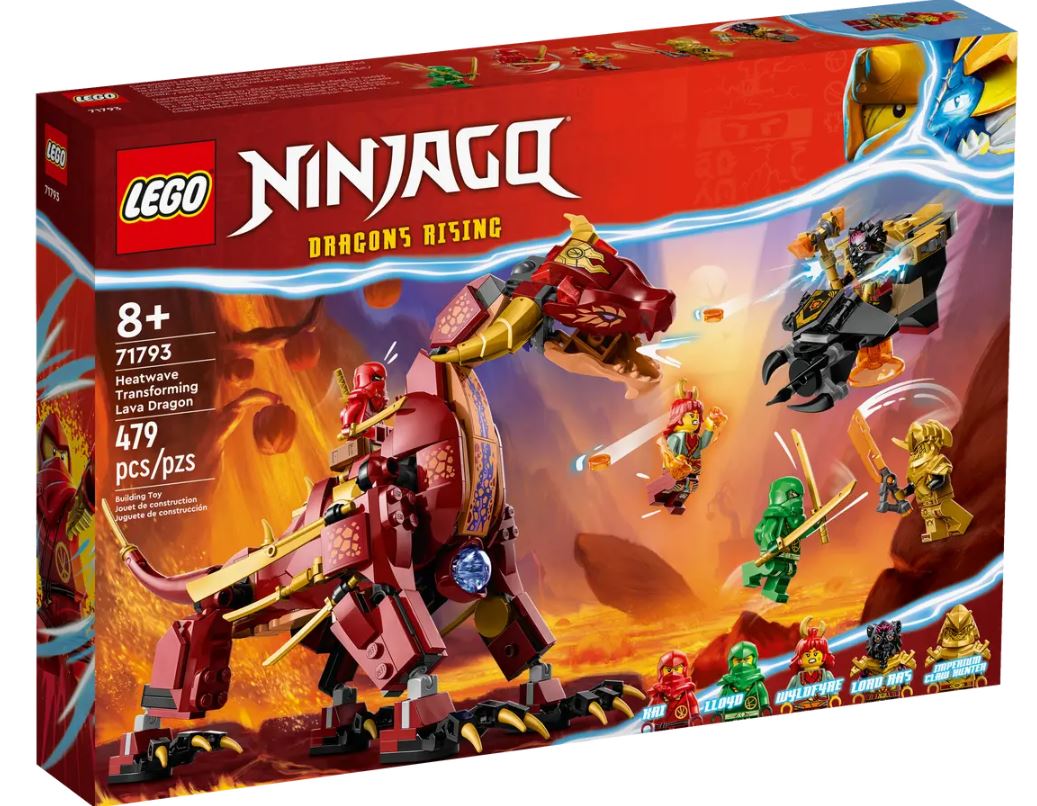 LEGO NINJAGO - LE DRAGON DE LAVE TRANSFORMABLE DE HEATWAVE #71793
