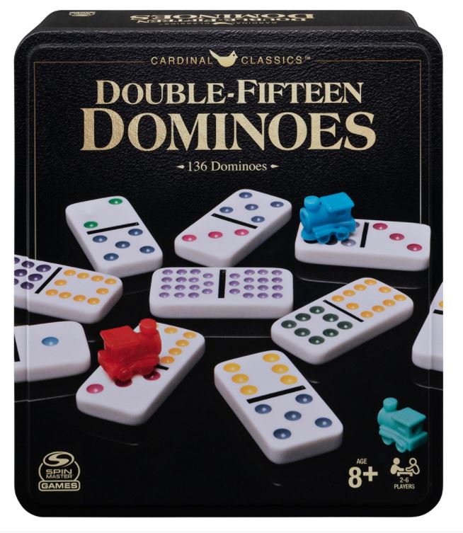 JEU DOMINOS COULEURS DOUBLE 15 TRAIN MEXICAIN (AVEC DES POINTS DE COULEURS)  - JEUX DE SOCIÉTÉ / Adultes (général)