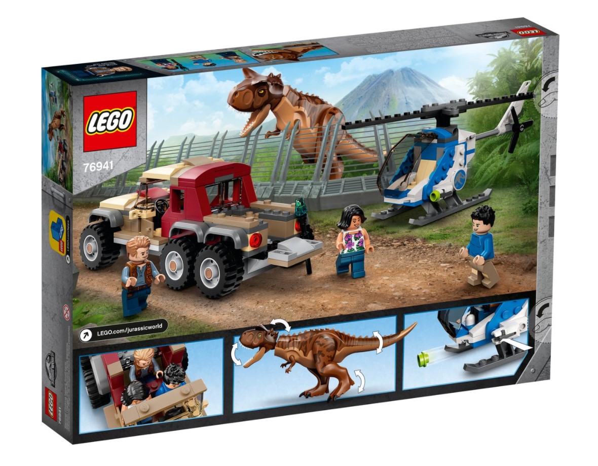 LEGO JURASSIC WORLD - LA CHASSE DU CARNOTAURUS #76941 - LEGO