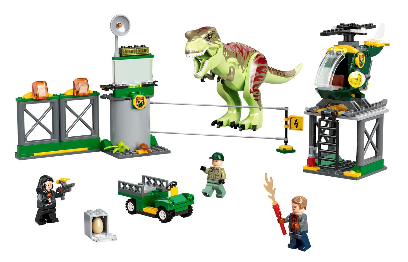 LEGO JURASSIC WORLD - L'ÉVASION DU DINOSAURE T. REX #76944 - LEGO