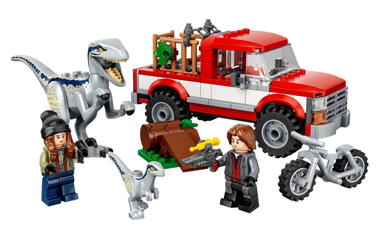 LEGO 76957 Jurassic Park L'Évasion du Vélociraptor, Jouet avec