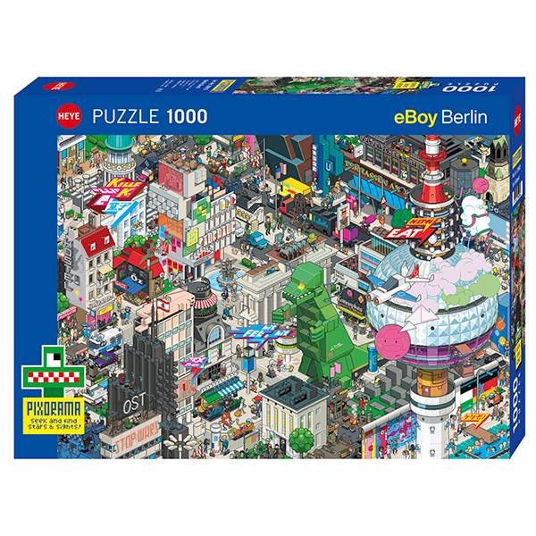 Cleentoni-Wildlife Italia Puzzle da 1000 Pezzi, ulticolore, 39517