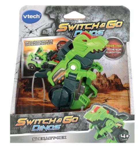 Jouet dinosaure mégat T-Rex - Switch & Go dino - VTech