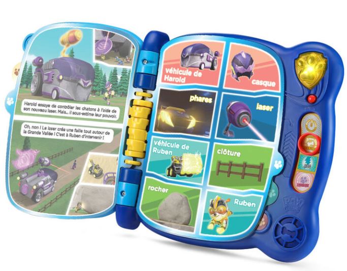 VTech - Pat Patrouille - Mon livre-jeu éducatif - Livre Enfant Parlant et  Musical / Jouet dès 3 ans – Version FR