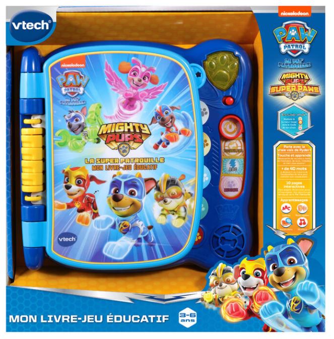 Vtech Pat Patrouille Mon Livre Jeu Educatif Bebe V Tech