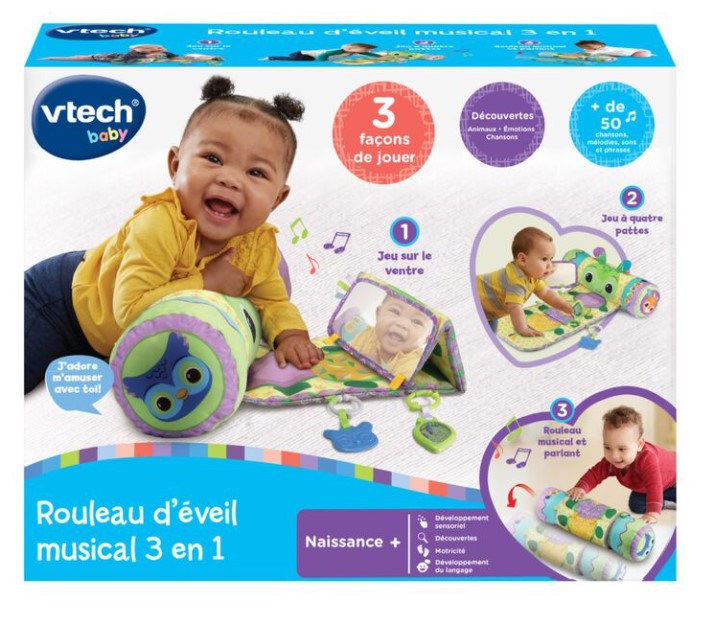 VTECH - ROULEAU D'ÉVEIL MUSICAL 3 EN 1 - BÉBÉ / V-Tech