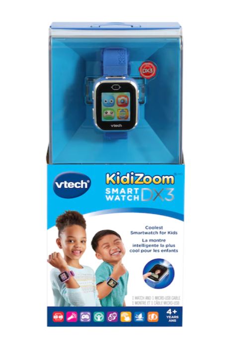 VTech - KidiZoom SmartWatch DX2 Bleue, Montre Digitale Enfant