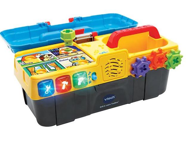 LOYO Ensemble d'outils pour enfants – Kit de jouets de construction avec boîte à outils y