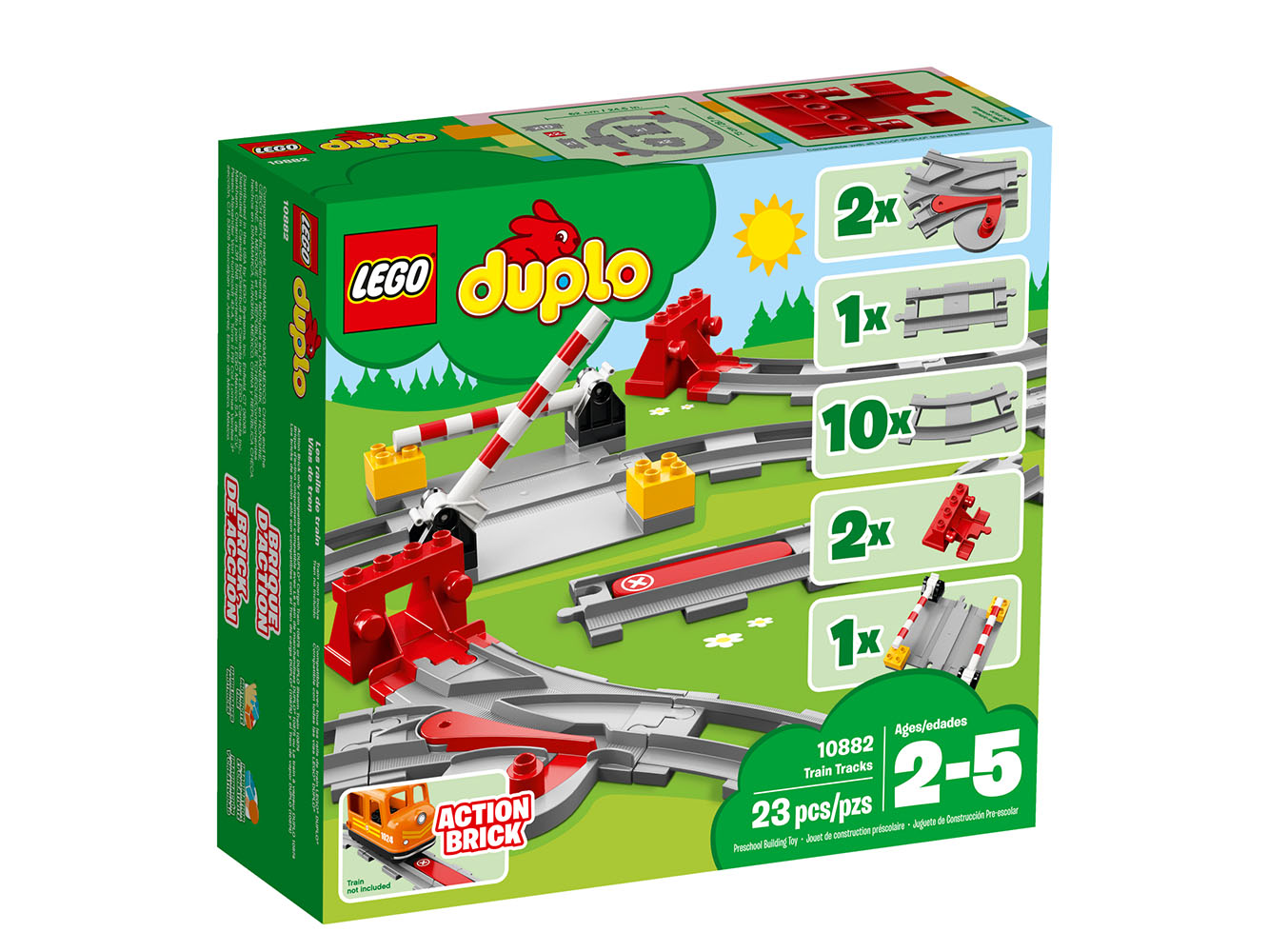 LEGO DUPLO - LES RAILS DE TRAIN #10882 - LEGO / Duplo