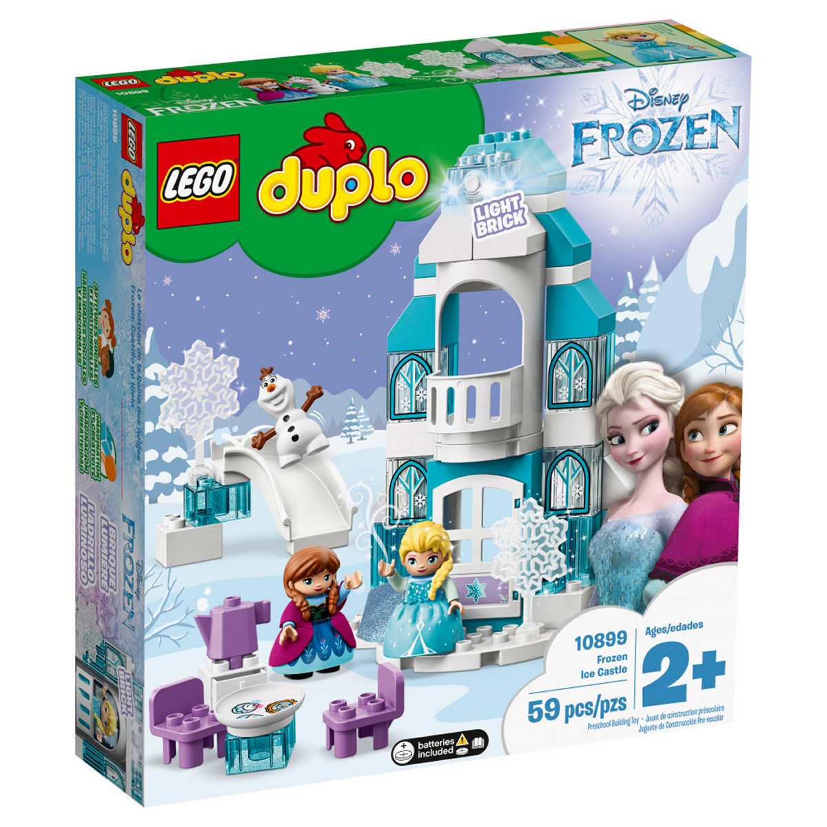 Chateau De La Reine Des Neiges Lego LEGO DUPLO - LE CHÂTEAU DE LA REINE DES NEIGES #10899 - LEGO / Duplo Disney  Princess