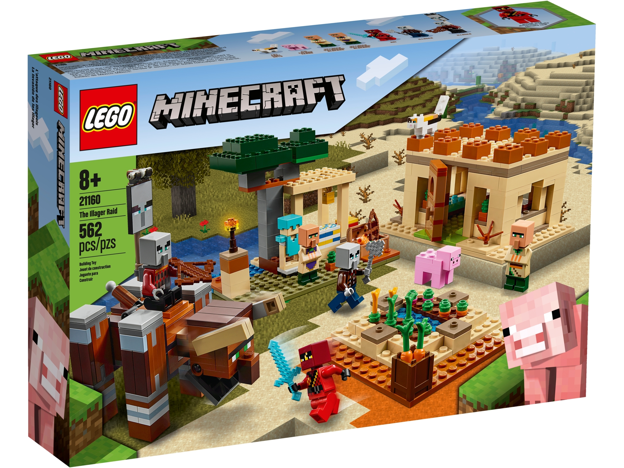 L Attaque Des Villageois Minecraft Lego Minecraft
