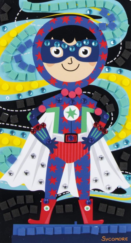 Stick'n Fun - 3 Mini Mosaïques - Super Héros - Bricolage / Activités  Créatives