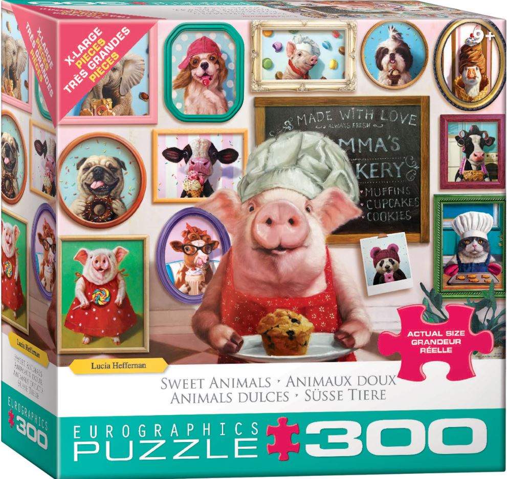 EUROGRAPHICS CASSE-TÊTE 300 PIÈCES - DE DÉLICIEUSES FRIANDISES - CASSE ...