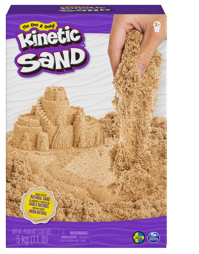 KINETIC SAND - SABLE SYNTHÉTIQUE BRUN EN BOÎTE DE 11 LBS