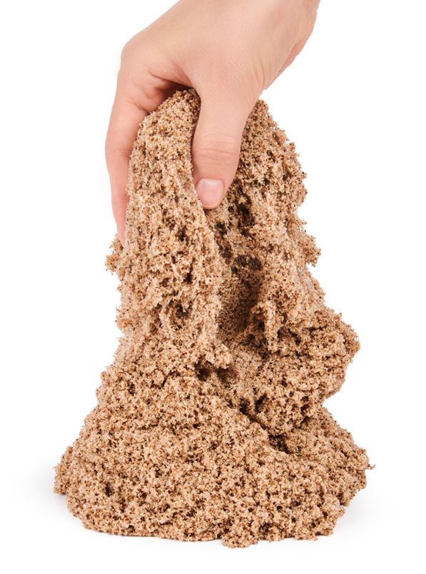 Kinetic Sand , Sachet de 2,5 kg de entièrement naturel brun pour