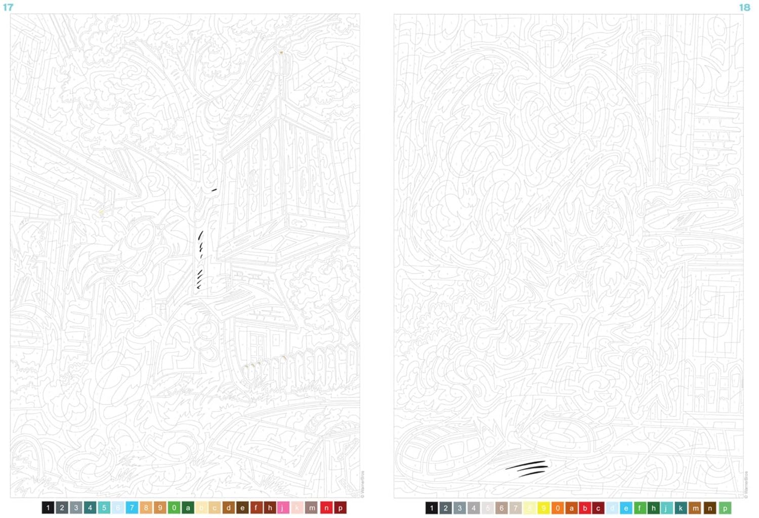 COLORIAGES MYSTÈRES - LOONEY TUNES (LIVRE DE COLORIAGE PAR NUMÉROS) -  BRICOLAGE / Dessin, peinture et coloriage, image size:1500x1025