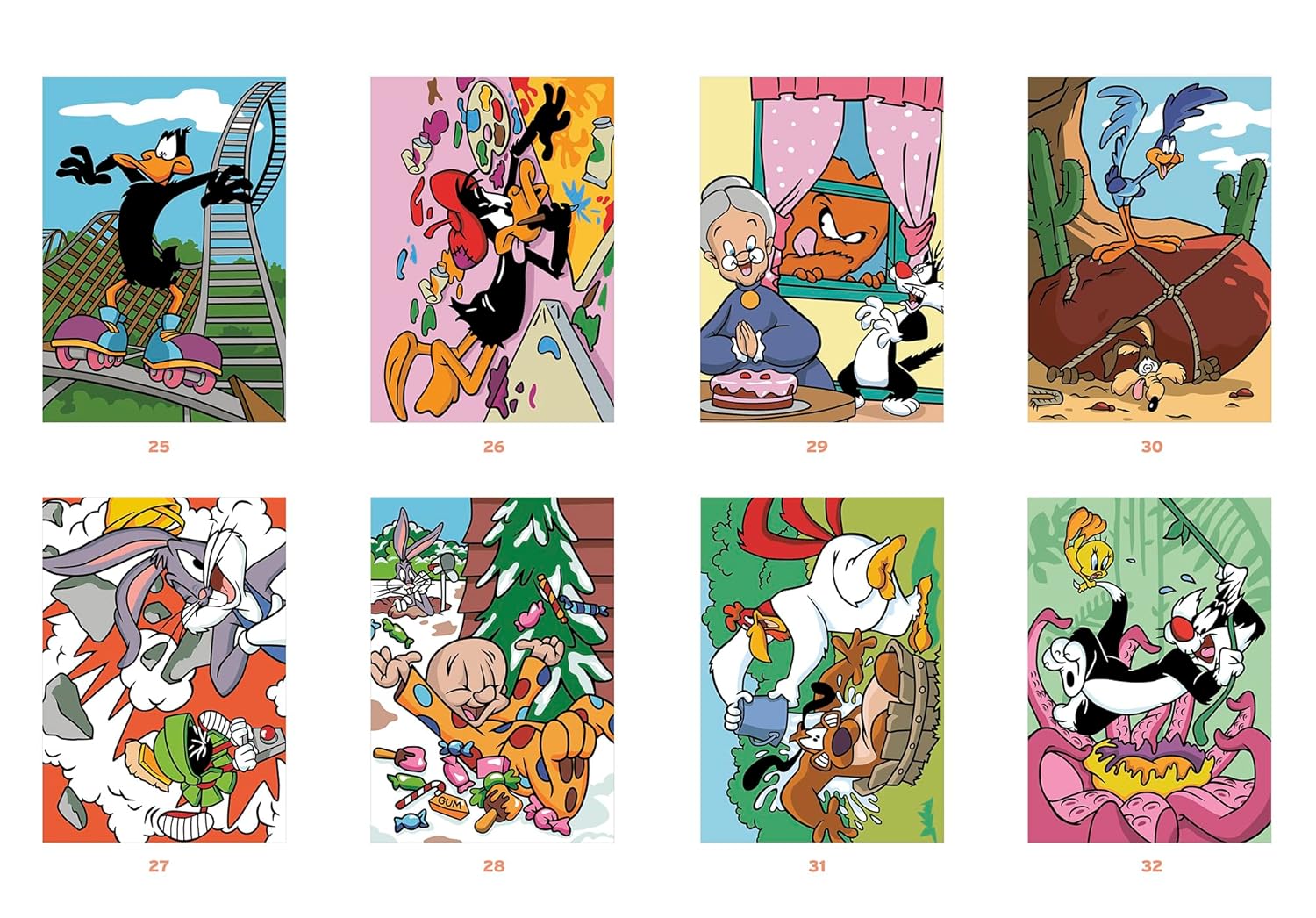 COLORIAGES MYSTÈRES - LOONEY TUNES TOME 3 (LIVRE DE COLORIAGE PAR NUMÉROS)  - BRICOLAGE / Dessin, peinture et coloriage, image size:1500x1046