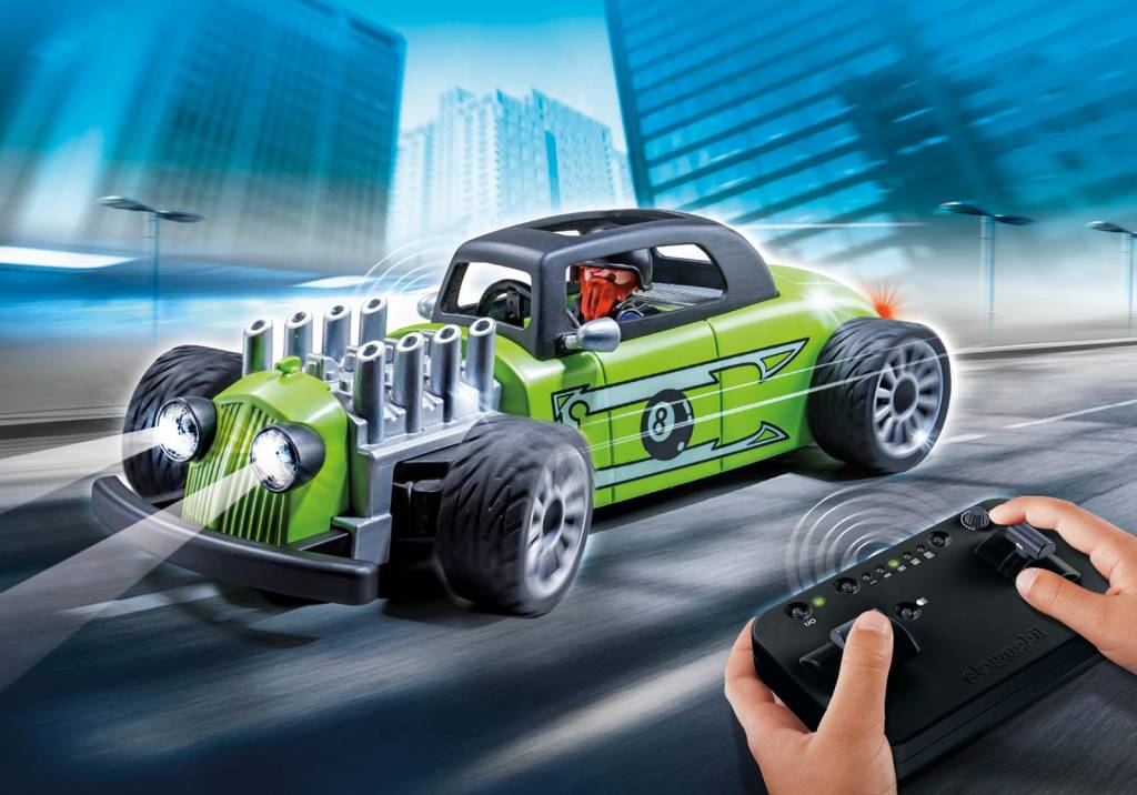 Voiture De Course Verte Radiocommande 9091 Playmobil Action Voiture De Course Verte Radiocommande 9091 Playmobil Action