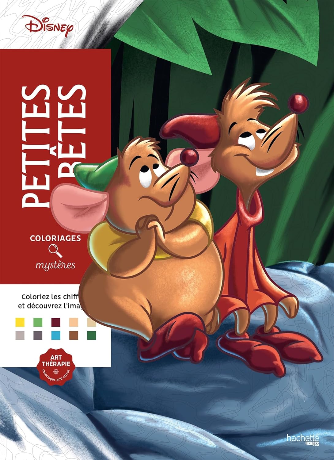 COLORIAGES MYSTÈRES DISNEY - PETITES BÊTES (LIVRE DE COLORIAGE PAR NUMÉROS)  - BRICOLAGE / Dessin, peinture et coloriage, image size:1090x1500