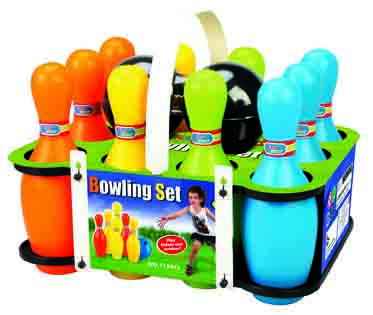 Jeu de Quilles Enfants Bowling de la Jungle SARERN, Jeu de Piscine