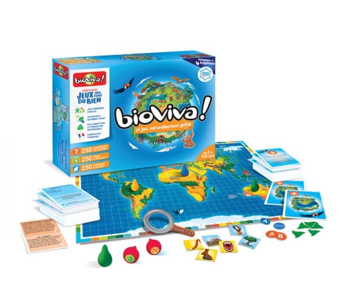 Bioviva Sfide Natura – Gioco Di Carte Sui Monumenti Del Mondo – Per Bambini E Famiglie – Scopri E Scommetti