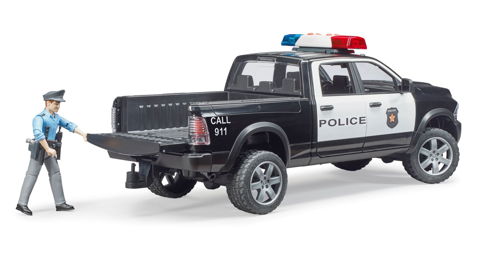 Bruder Ram 2500 Police Avec Policier Camions Armes Et Superheros Bruder