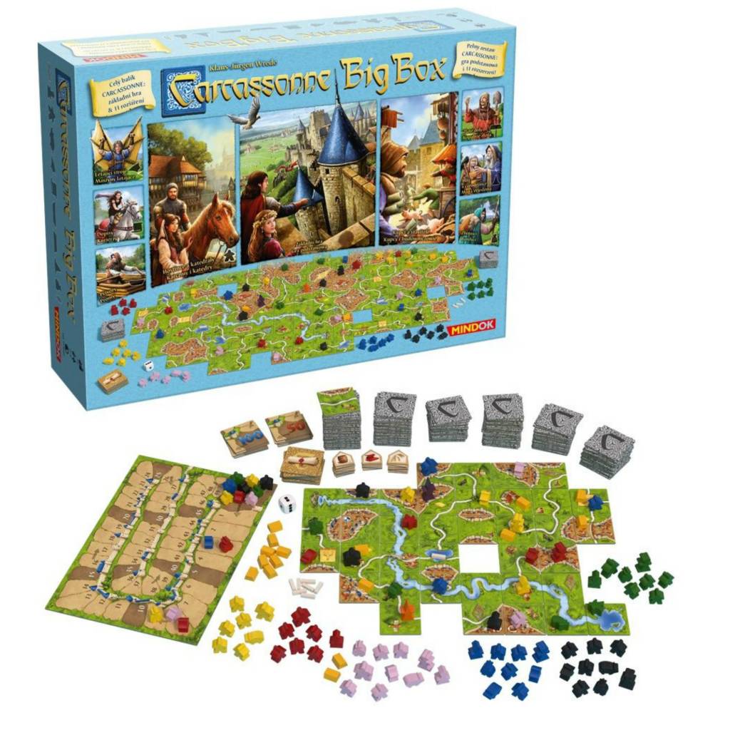 JEU CARCASSONNE - LE JEU DE BASE : BIG BOX - JEUX DE SOCIÉTÉ