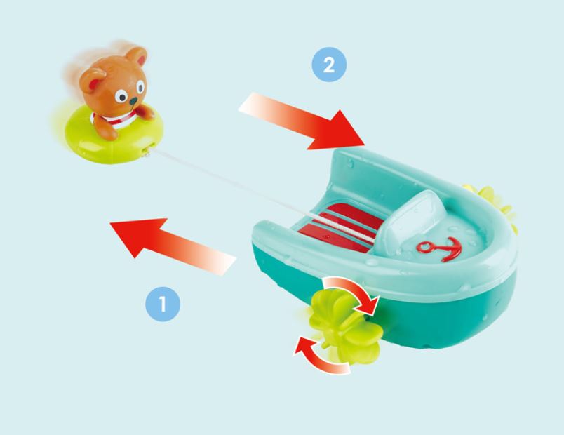 Jouets de bain bébé ours et canard hape