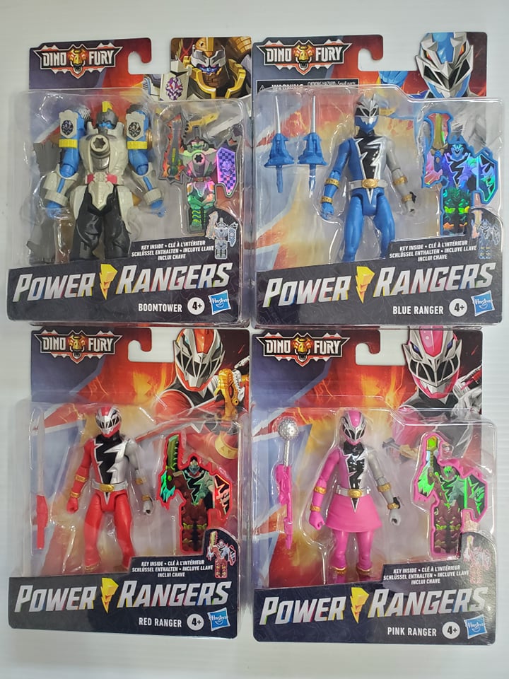 Power Rangers Dino Fury Rouge Figurine De 6 15cm Camions Armes Et Superheros Figurines