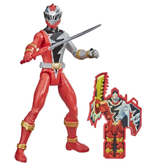 Power Rangers Dino Fury Rouge Figurine De 6 15cm Camions Armes Et Superheros Figurines