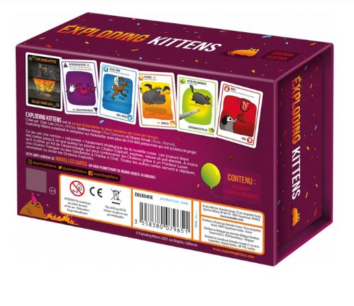 Exploding Kittens - Jeu De Société 7 Ans - Le Dragon Du Jeu