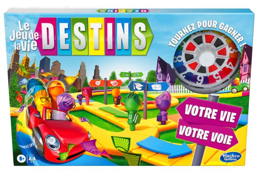 Hasbro Gaming Jeu Destins Le Jeu de la Vie Junior, pour Enfants, à partir  de 5 Ans