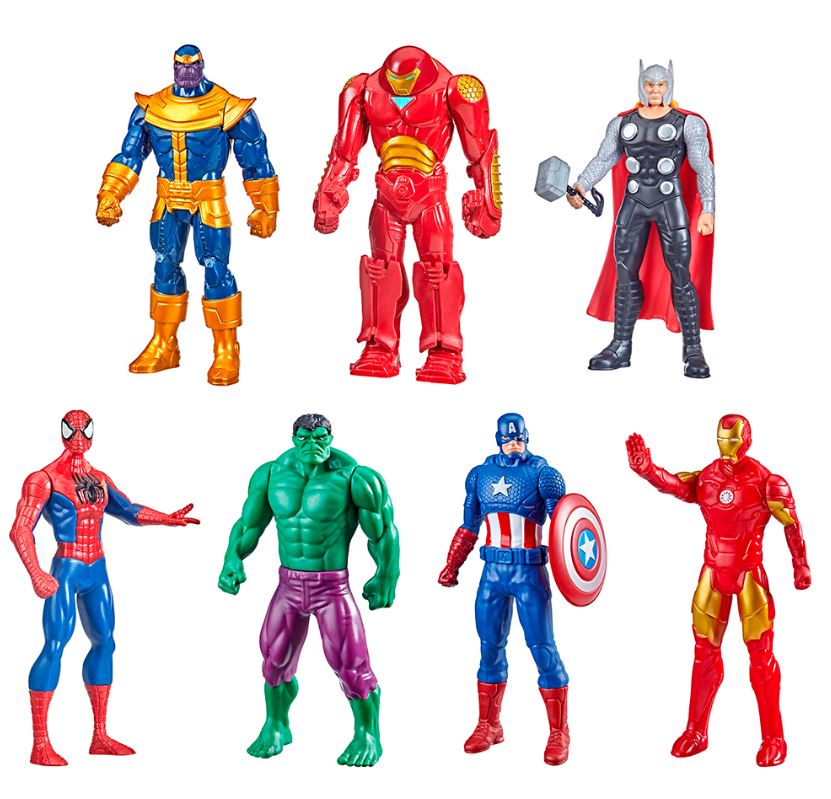 FIGURINES 15 CM MARVEL ASST - CAMIONS, ARMES ET SUPERHÉROS / Figurines