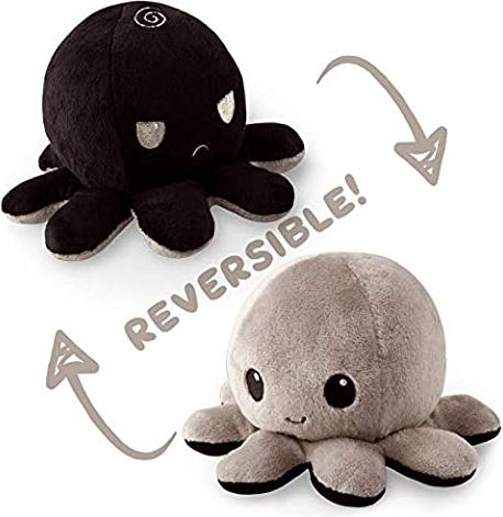 Asst Mini Pieuvre Reversible cm Peluches Peluches