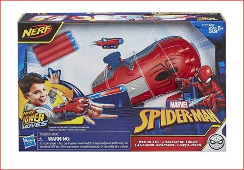 Nerf Gant Spiderman Lanceur De Balles Camions Armes Et Superheros Armes
