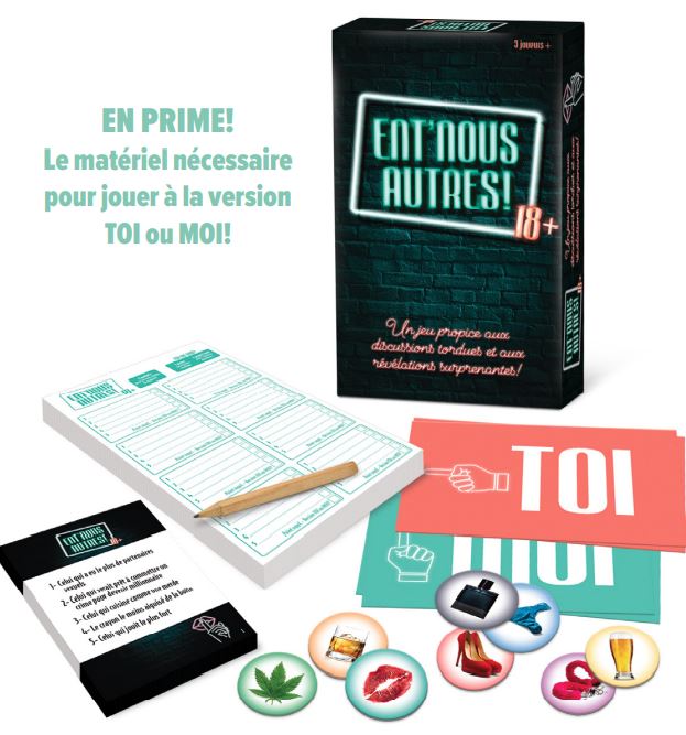 JEU ENT'NOUS AUTRES! 18 ANS + - JEUX DE SOCIÉTÉ / Adultes (général)