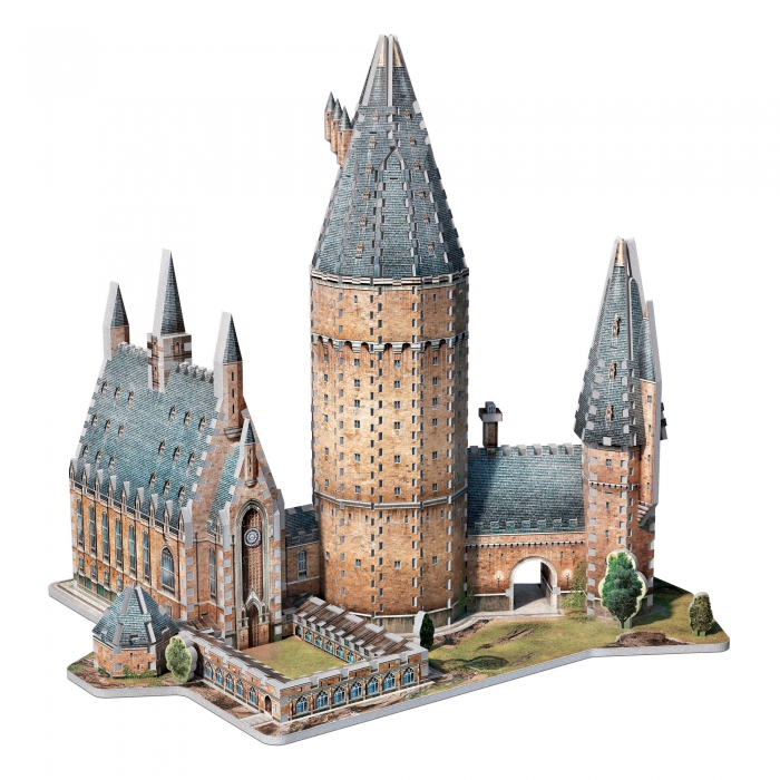 Wrebbit Ct 3d 850pcs Chateau De Poudlard Grande Salle Casse Tetes Casse Tete 3d