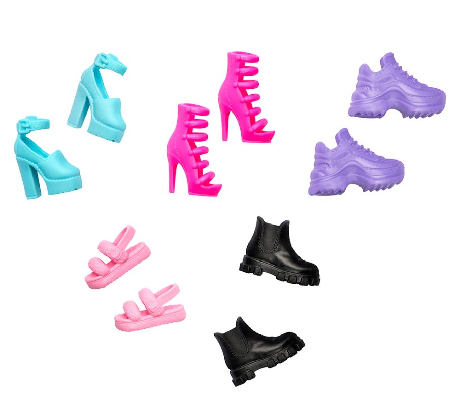 Lot De Chaussures Luxe Barbie Silkstone Integrity - BLACK LABEL Mattel - Occasion