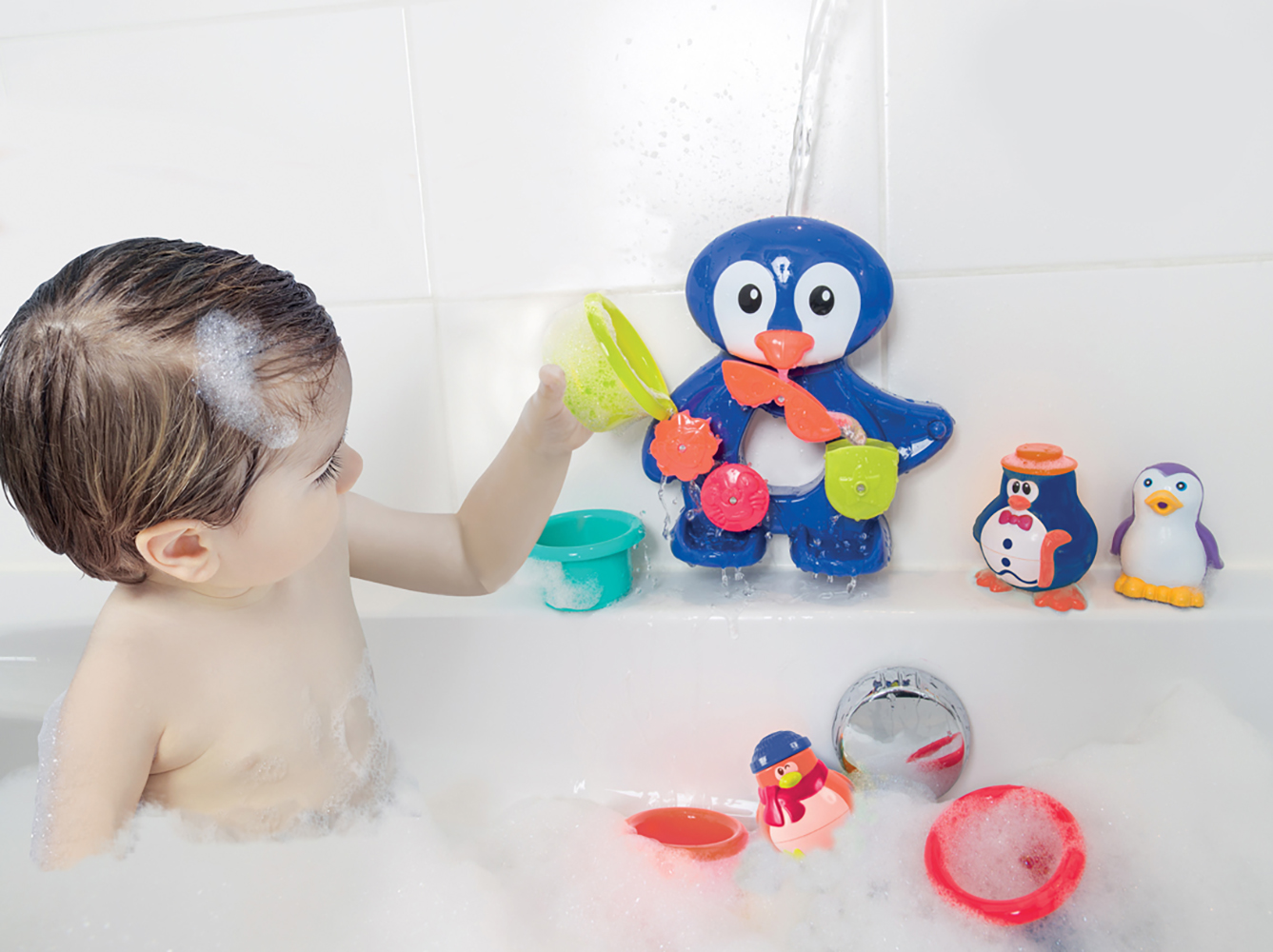 Coffret jouets de bain Pingouin - Parole de mamans