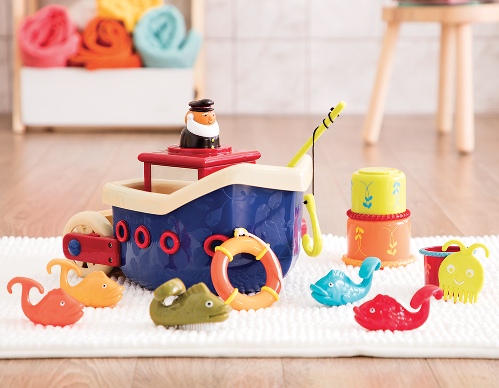 Battat Bateau De Pecheur Jouet Pour Le Bain Bebe Bain