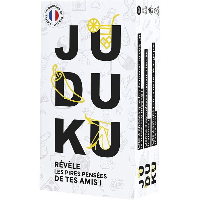 20% ! JUDUKU - Jeu de Cartes Original - Jeu de Société Adulte pour Apéro &  Soirées - Edition