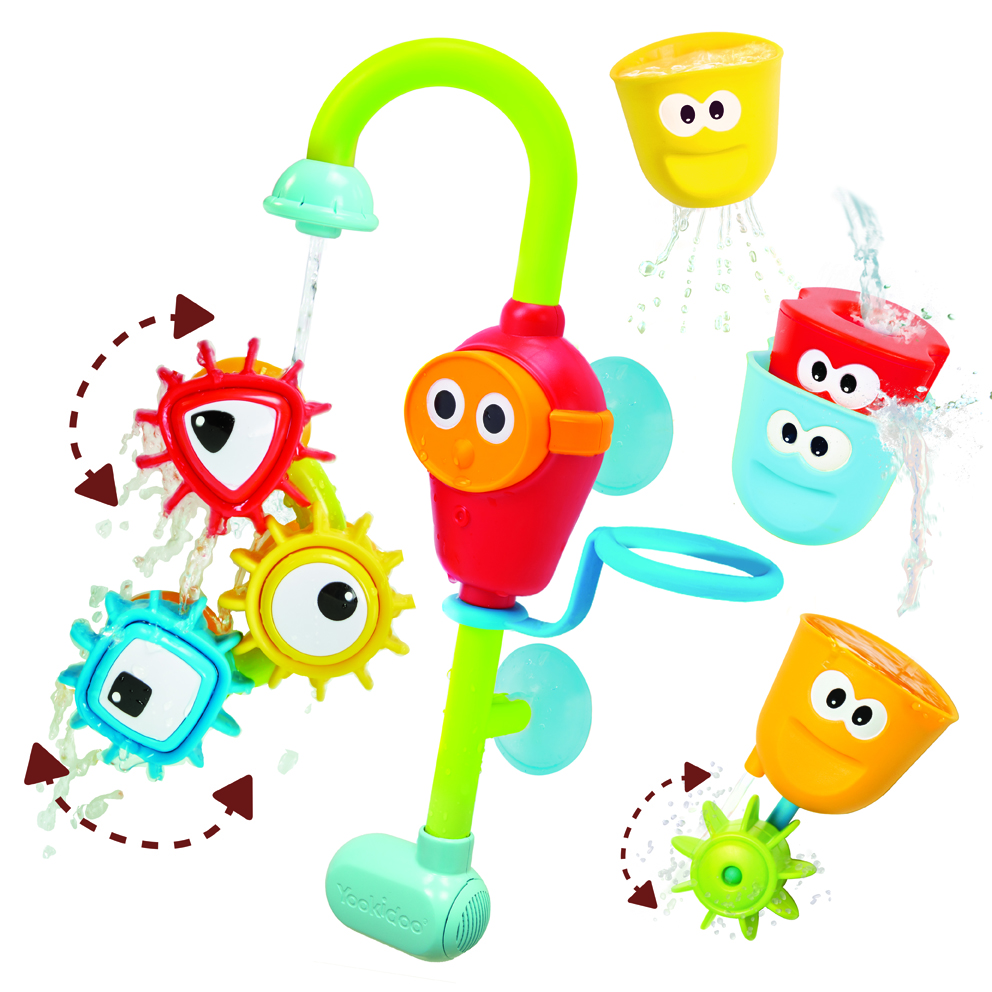 Ventouse Jouets De Bain Ventouse,Toupies Bébé Fidget Jouet,Ventouse Jouets Fleur Étanche Pour