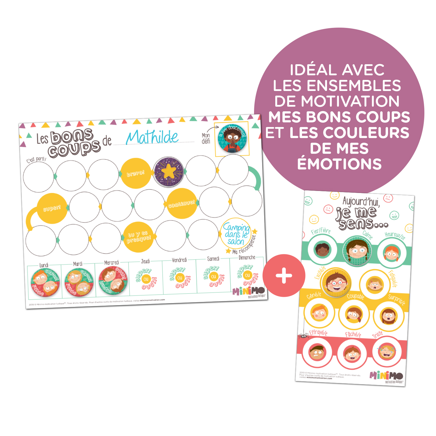 Tableau Des Récompenses – Tableau De Motivation Avec Consignes