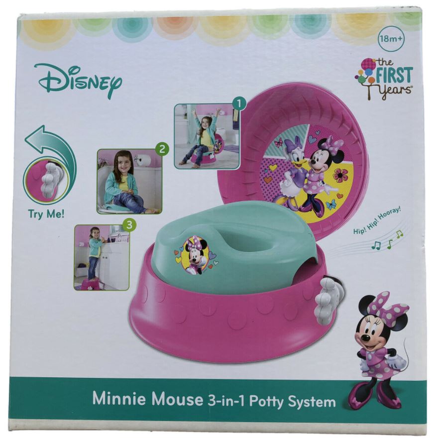 Petit Pot 3 En 1 Minnie Toilette Bebe Accessoires