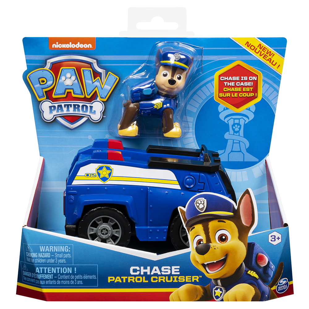 Joyeux Anniversaire Pat Patrouille 3 Ans PAT'PATROUILLE - VÉHICULE DE BASE CHASE - CAMIONS, ARMES ET SUPERHÉROS /  Figurines